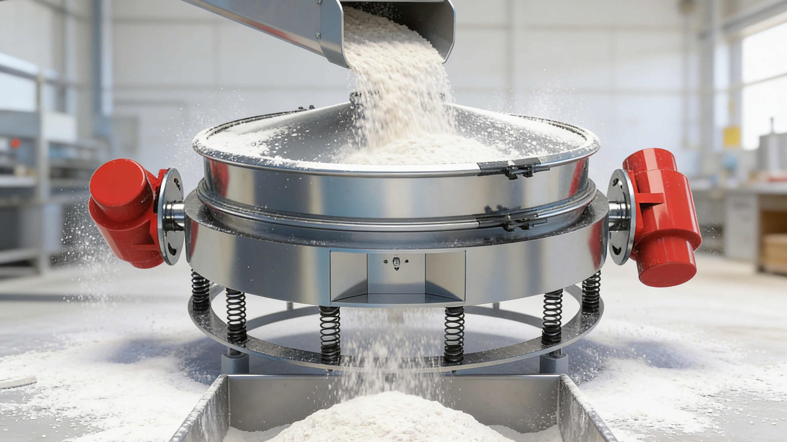 Sieving solution for flour