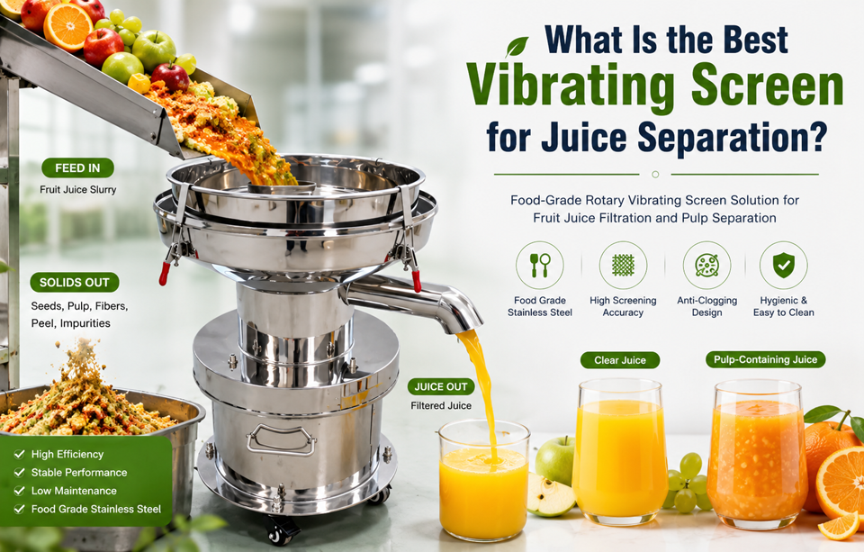 What Is the Best Vibrating Screen for Juice Separation?