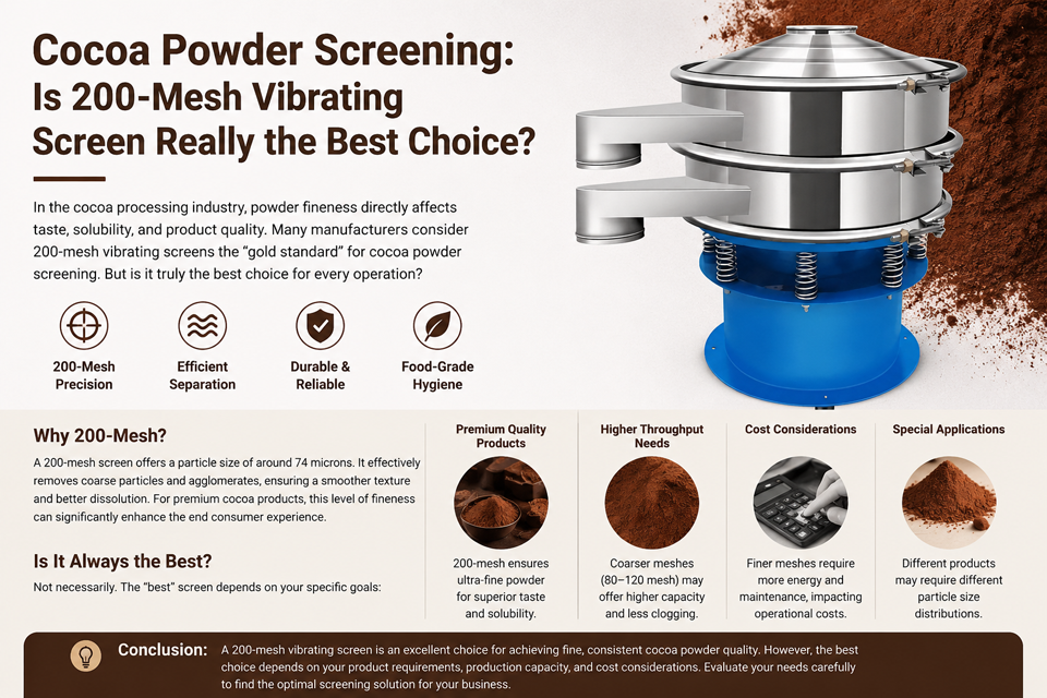 Cocoa Powder Screening